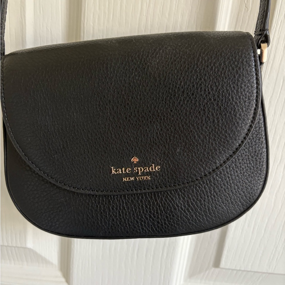 Kate Spade Black Leather Crossbody Bag